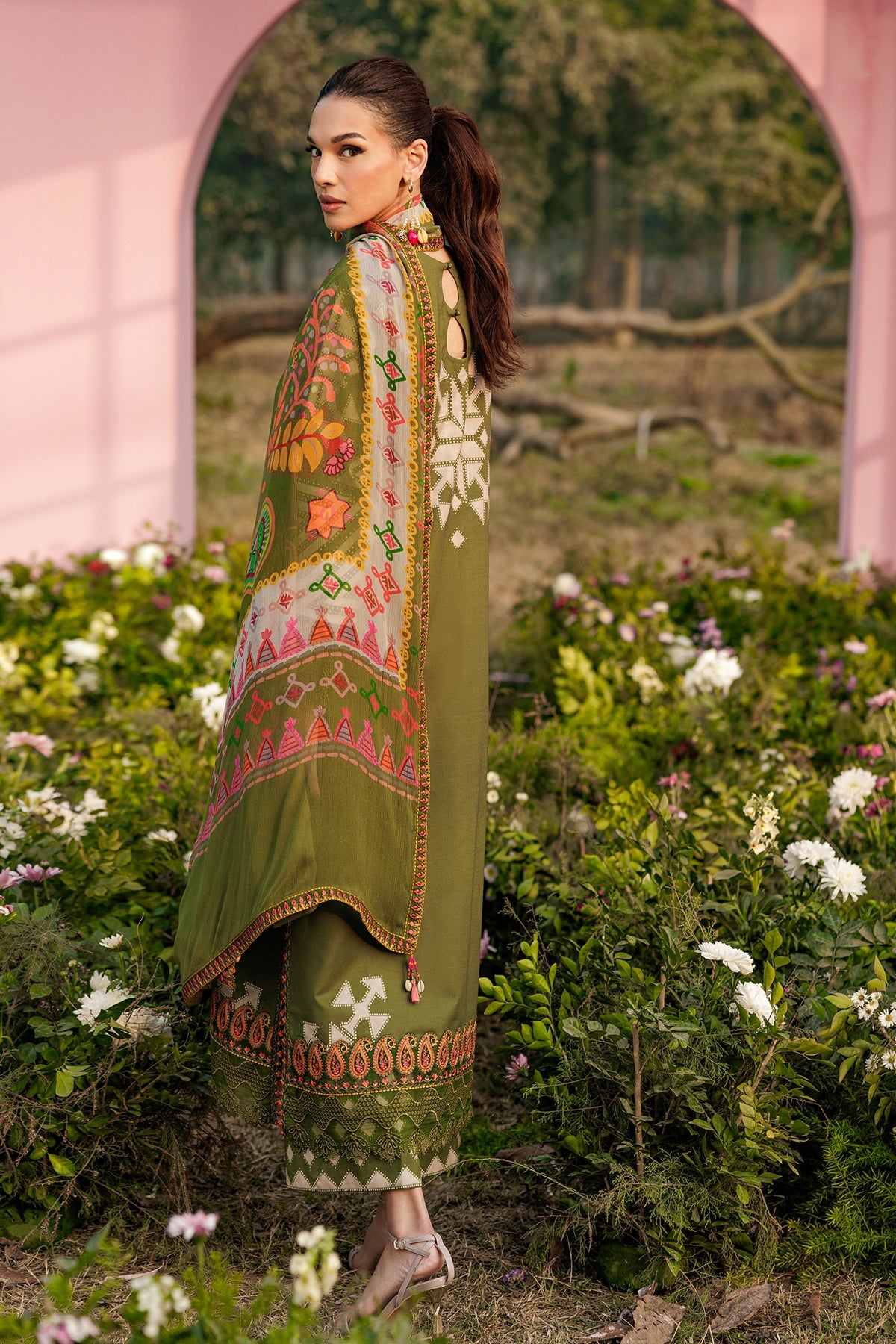 Charizma | 3-PC Unstitched Embroidered Lawn Collection | CRB6-04