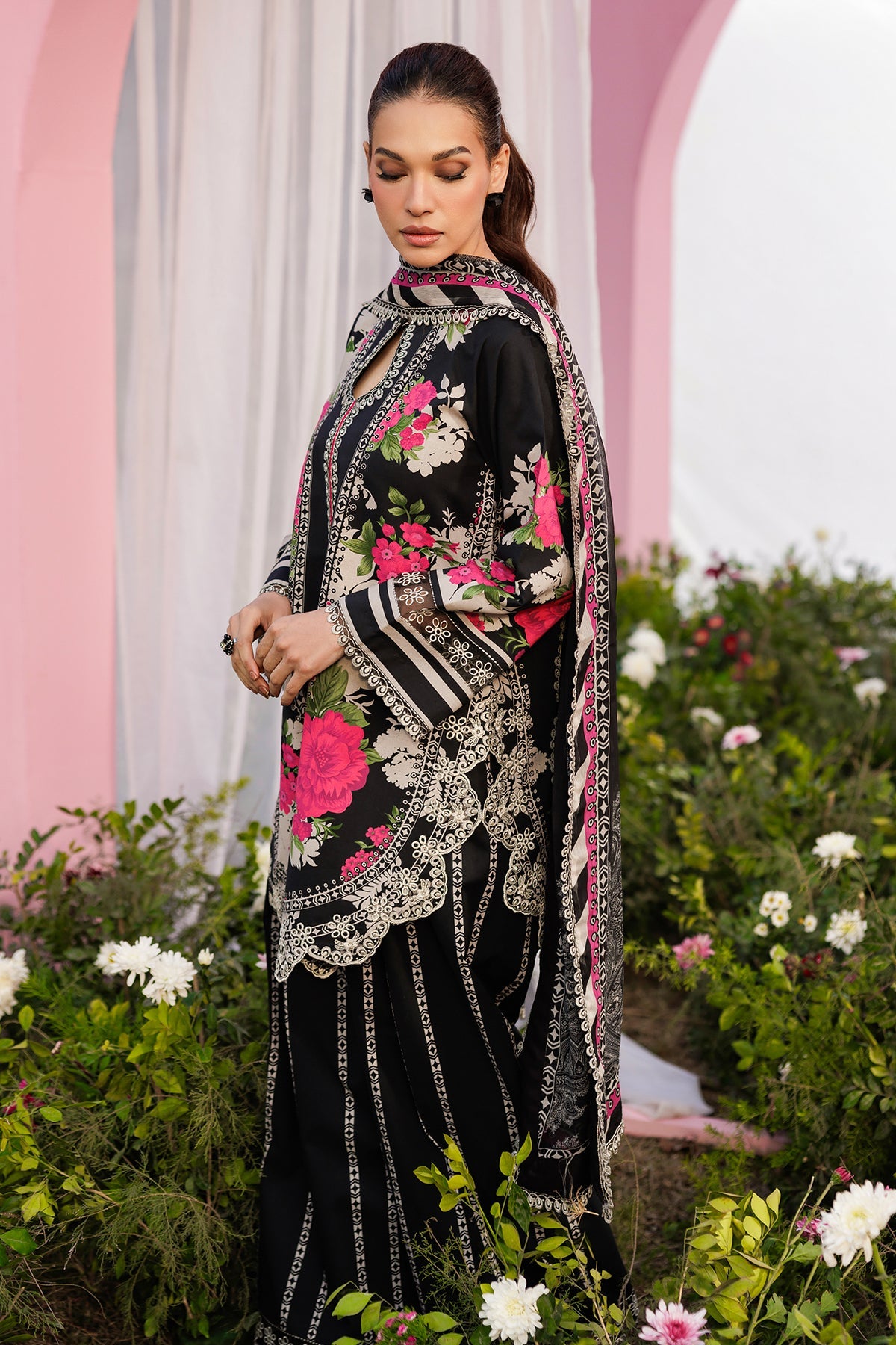 Charizma | 3-PC Unstitched Embroidered Lawn Collection | CRB6-06
