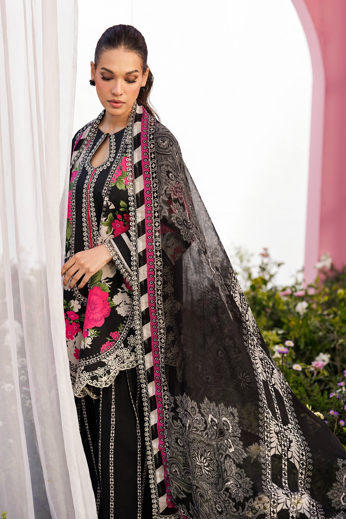 Charizma | 3-PC Unstitched Embroidered Lawn Collection | CRB6-06