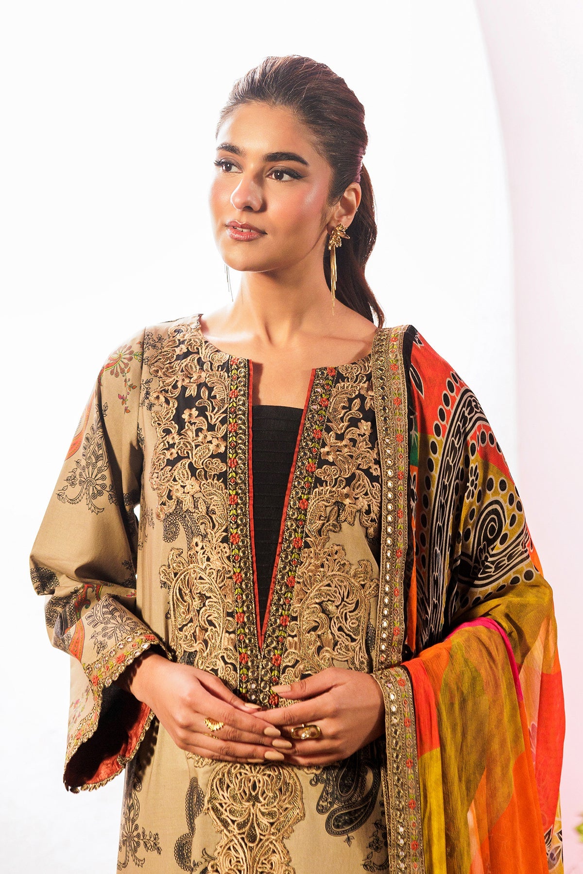 Charizma | 3-PC Unstitched Embroidered Lawn Collection | CRB6-07