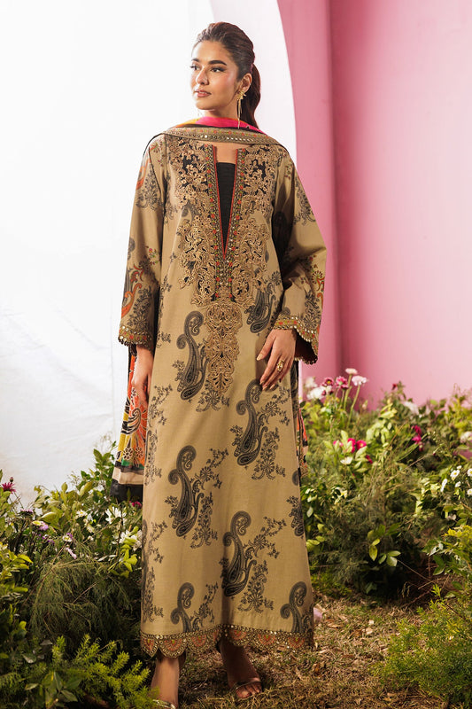 Charizma | 3-PC Unstitched Embroidered Lawn Collection | CRB6-07