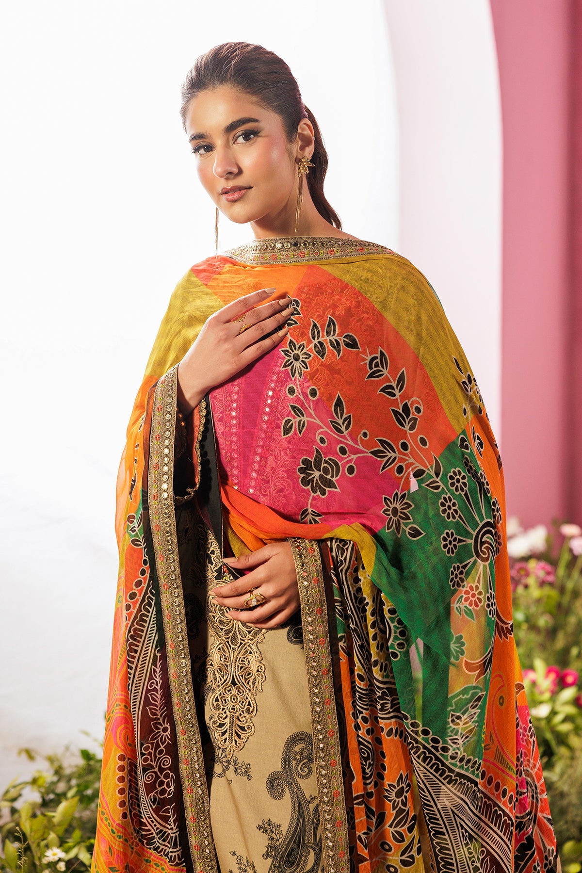 Charizma | 3-PC Unstitched Embroidered Lawn Collection | CRB6-07