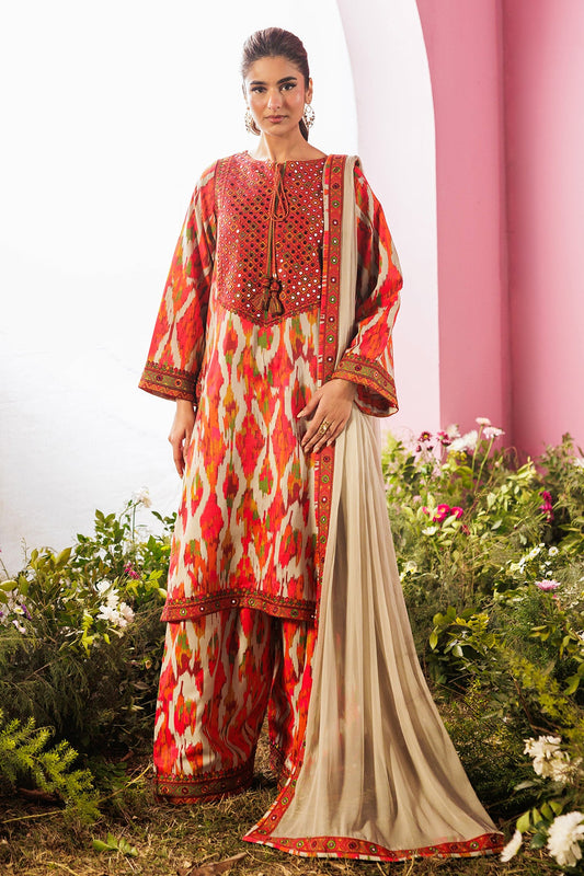 Charizma | 3-PC Unstitched Embroidered Lawn Collection | CRB6-08