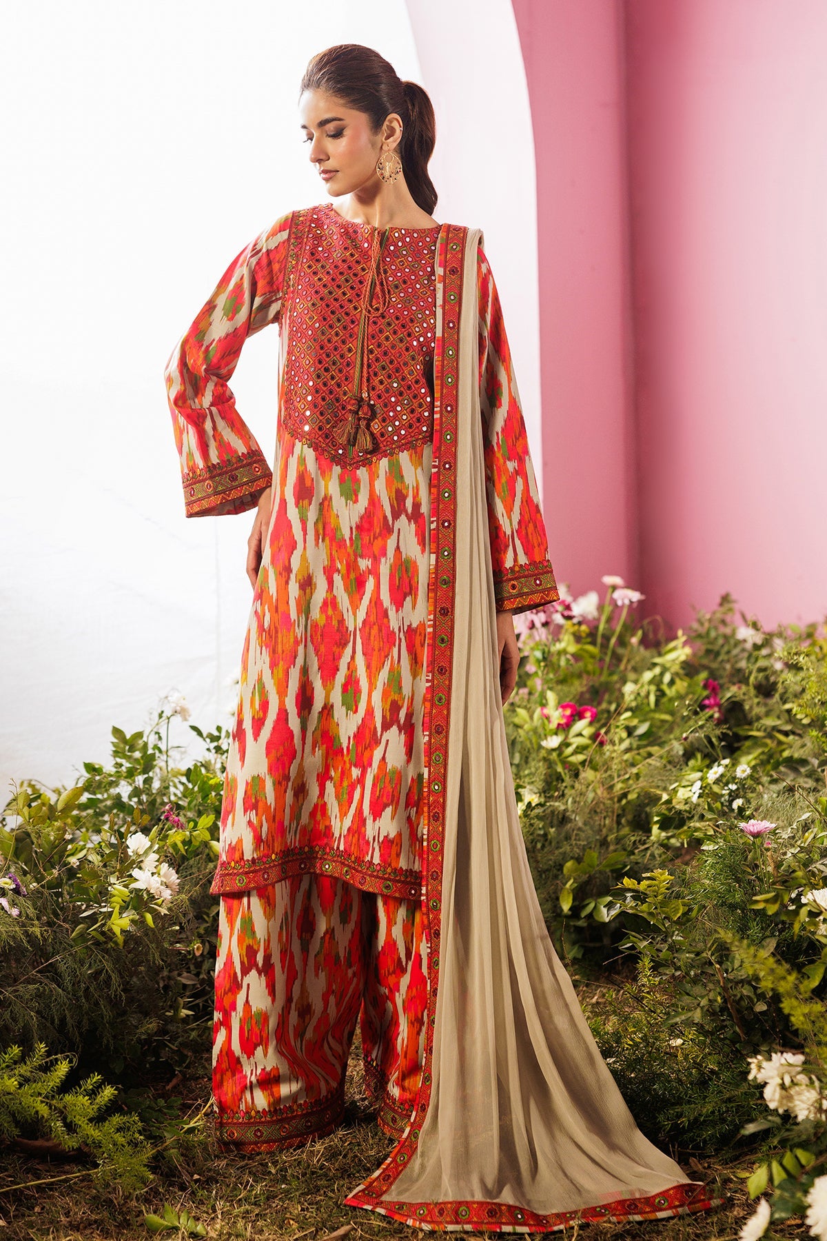 Charizma | 3-PC Unstitched Embroidered Lawn Collection | CRB6-08