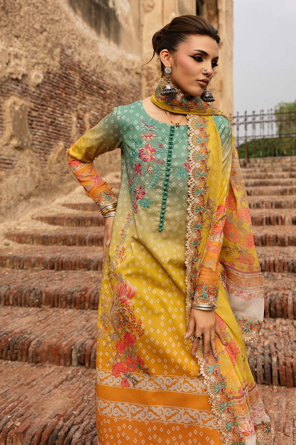 Charizma | Chunri Unstitched Lawn VOL 1 | CHN6-03