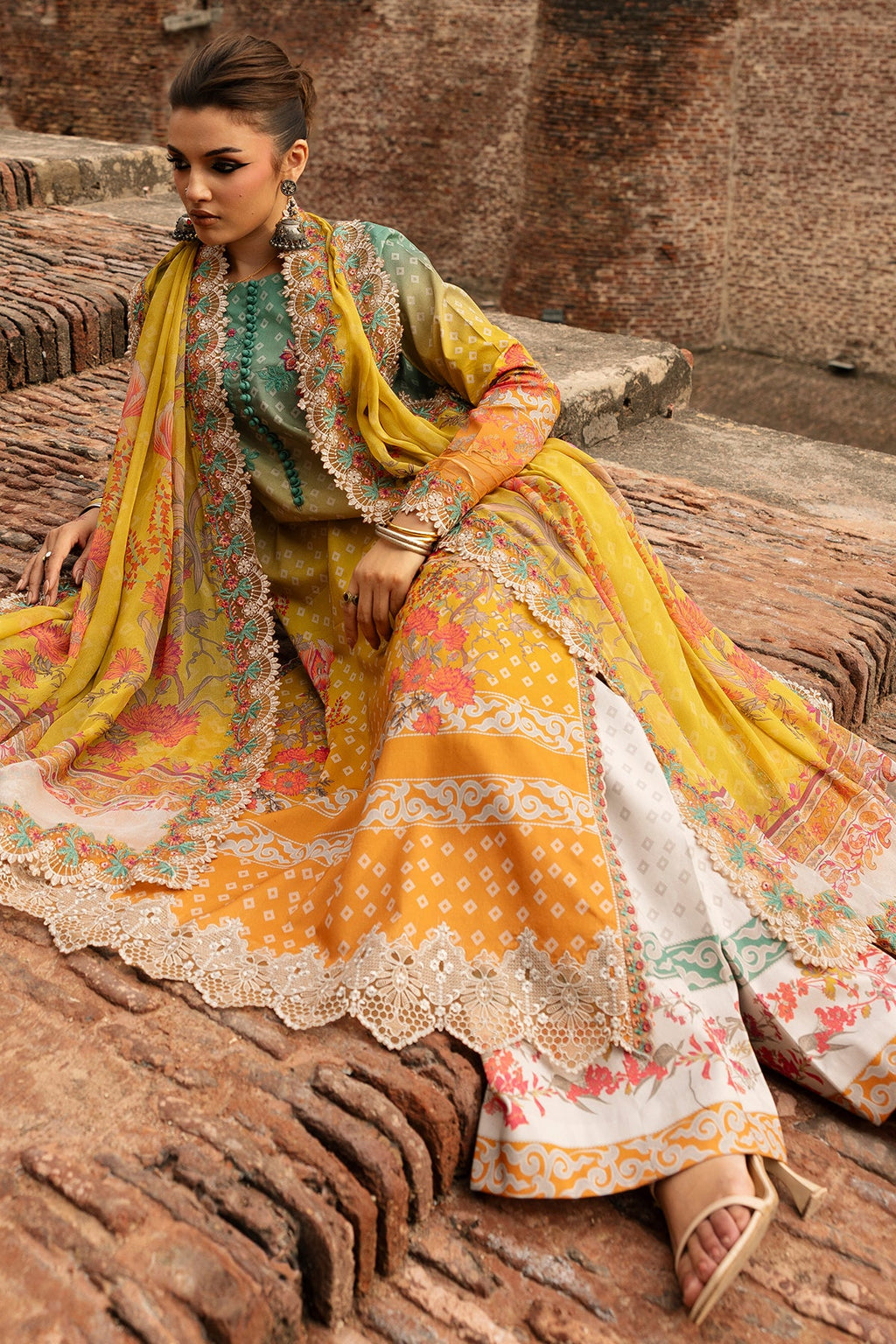 Charizma | Chunri Unstitched Lawn VOL 1 | CHN6-03