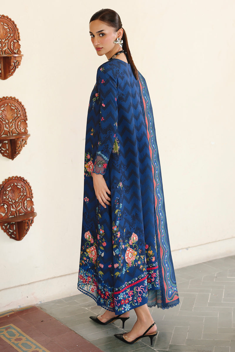 Qalamkar | Q Print winter | QW-02 (B) SILAS