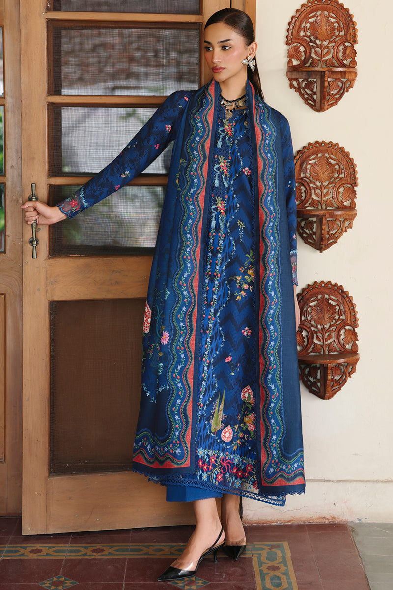 Qalamkar | Q Print winter | QW-02 (B) SILAS