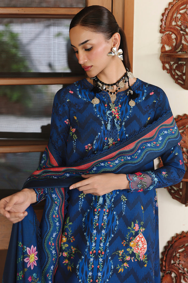 Qalamkar | Q Print winter | QW-02 (B) SILAS