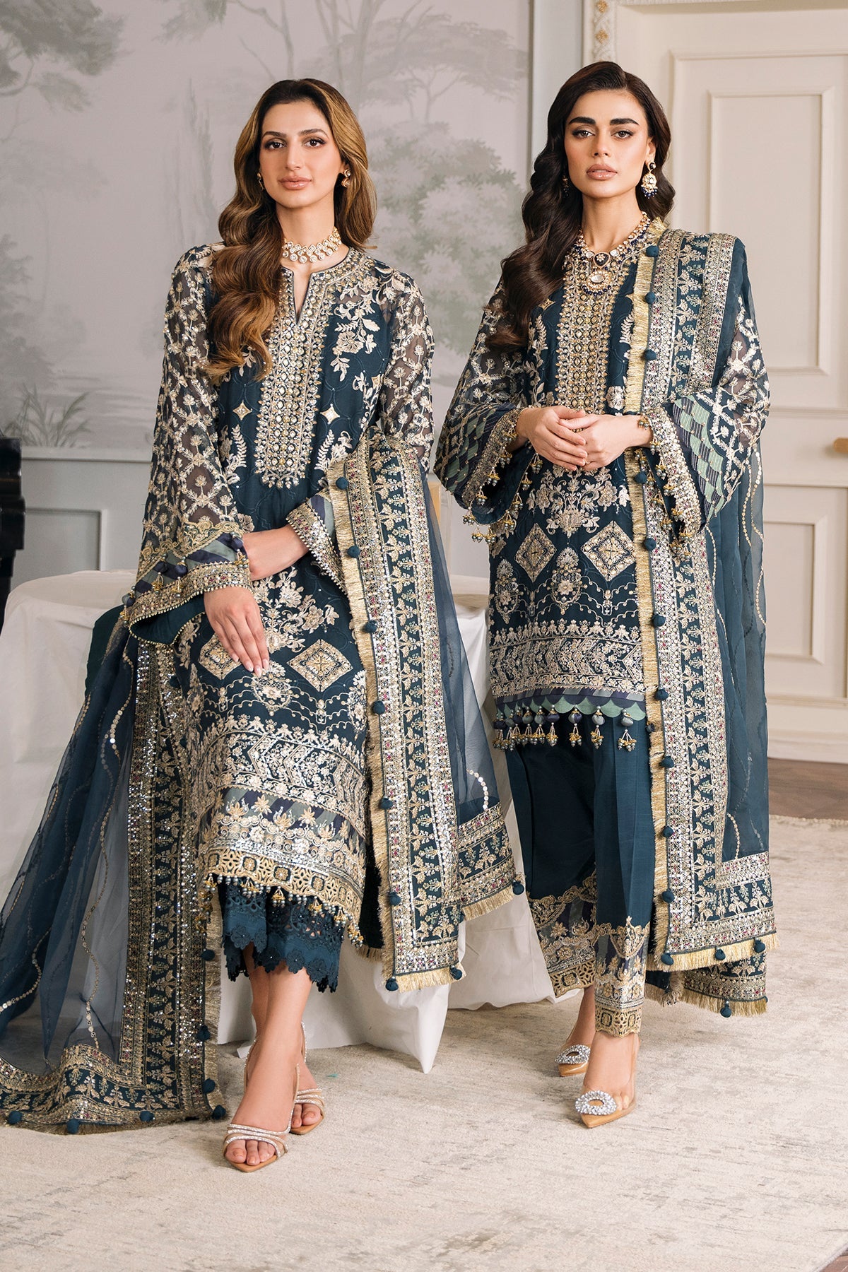 Baroque | EMBROIDERED CHIFFON | CH12-01