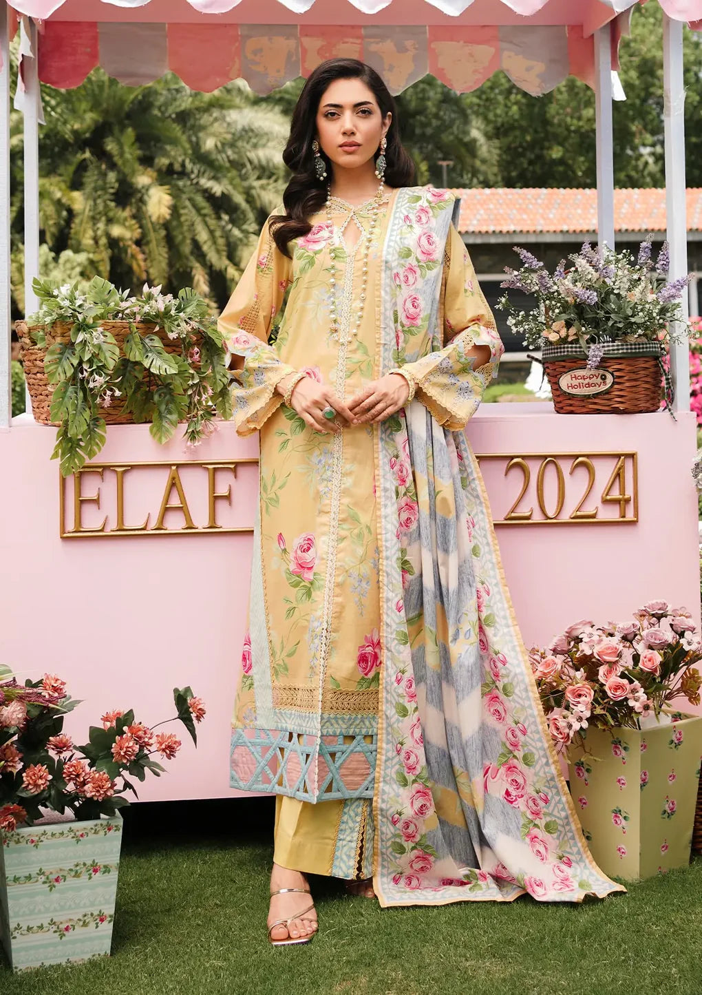 Elaf | Printed Lawn | Citrus Squad