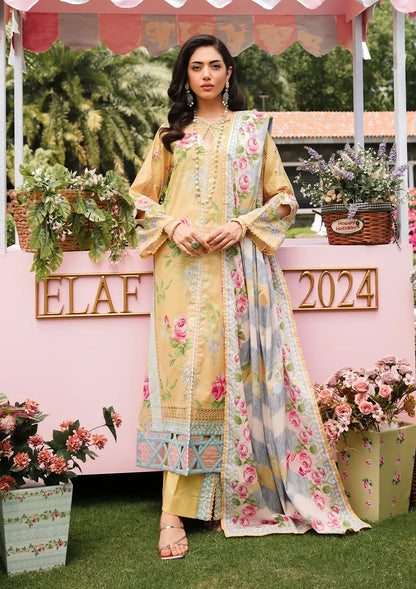 Elaf | Printed Lawn | Citrus Squad