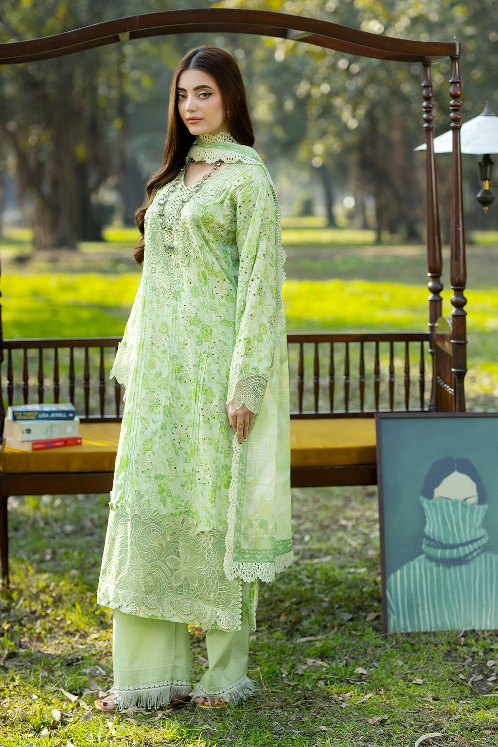 Noor-e-Fajar | Chikankari Lawn | CK-01