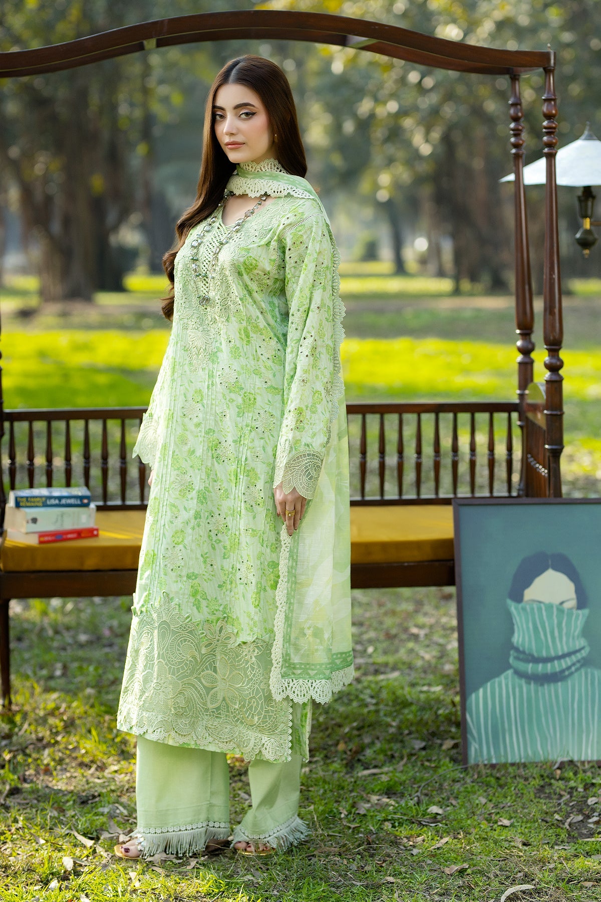 Noor-e-Fajar | Chikankari Lawn | CK-01