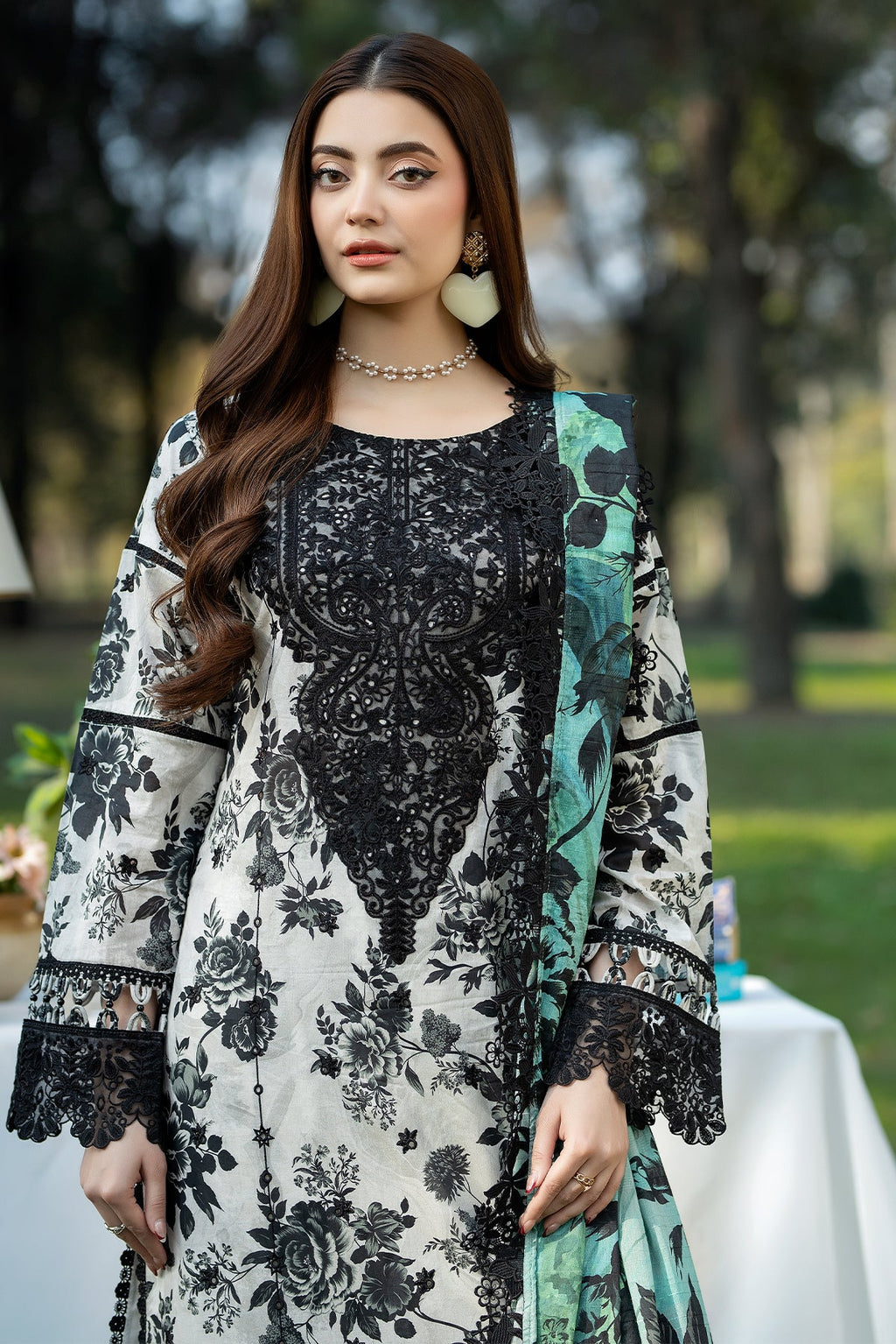 Noor-e-Fajar | Chikankari Lawn | CK-02