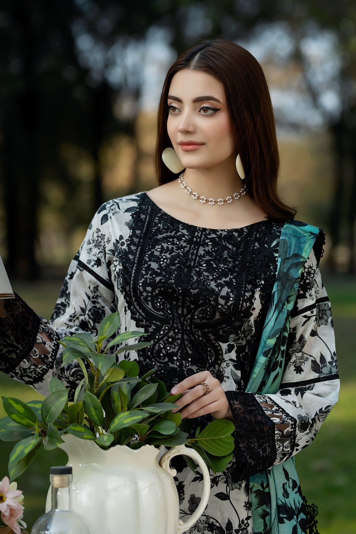 Noor-e-Fajar | Chikankari Lawn | CK-02