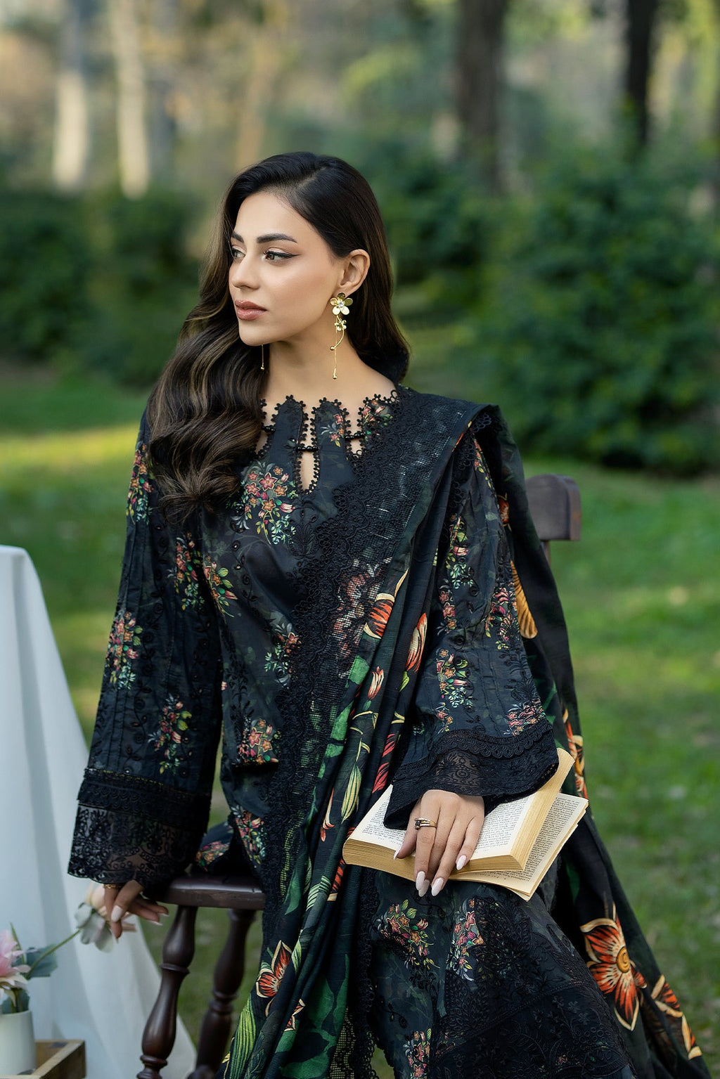 Noor-e-Fajar | Chikankari Lawn | CK-03