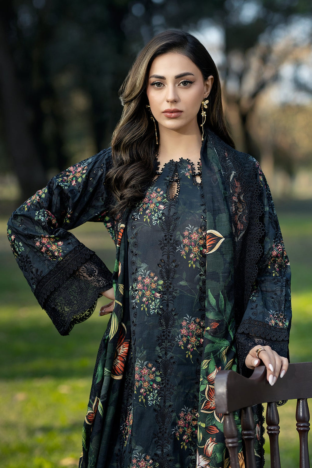Noor-e-Fajar | Chikankari Lawn | CK-03