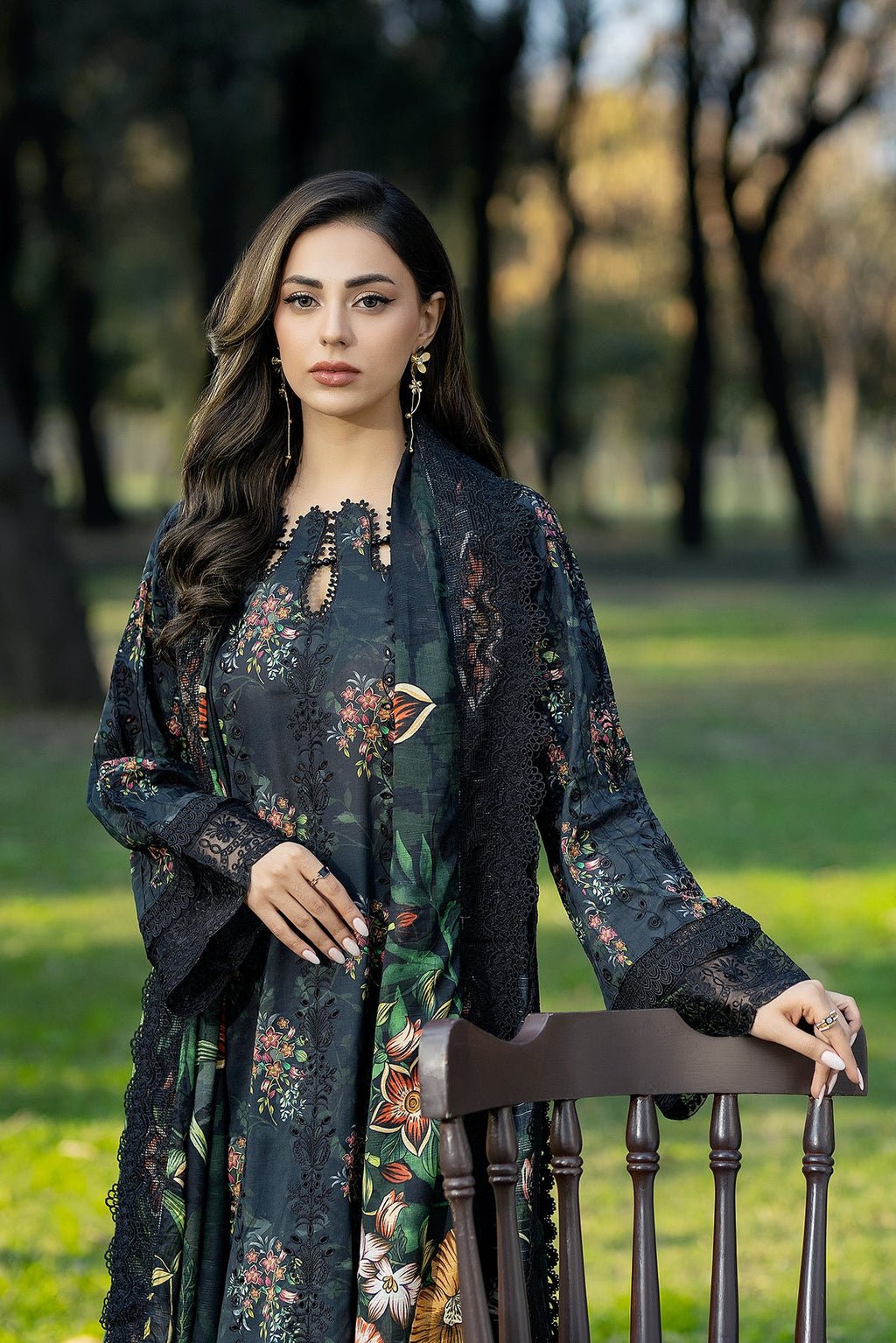 Noor-e-Fajar | Chikankari Lawn | CK-03