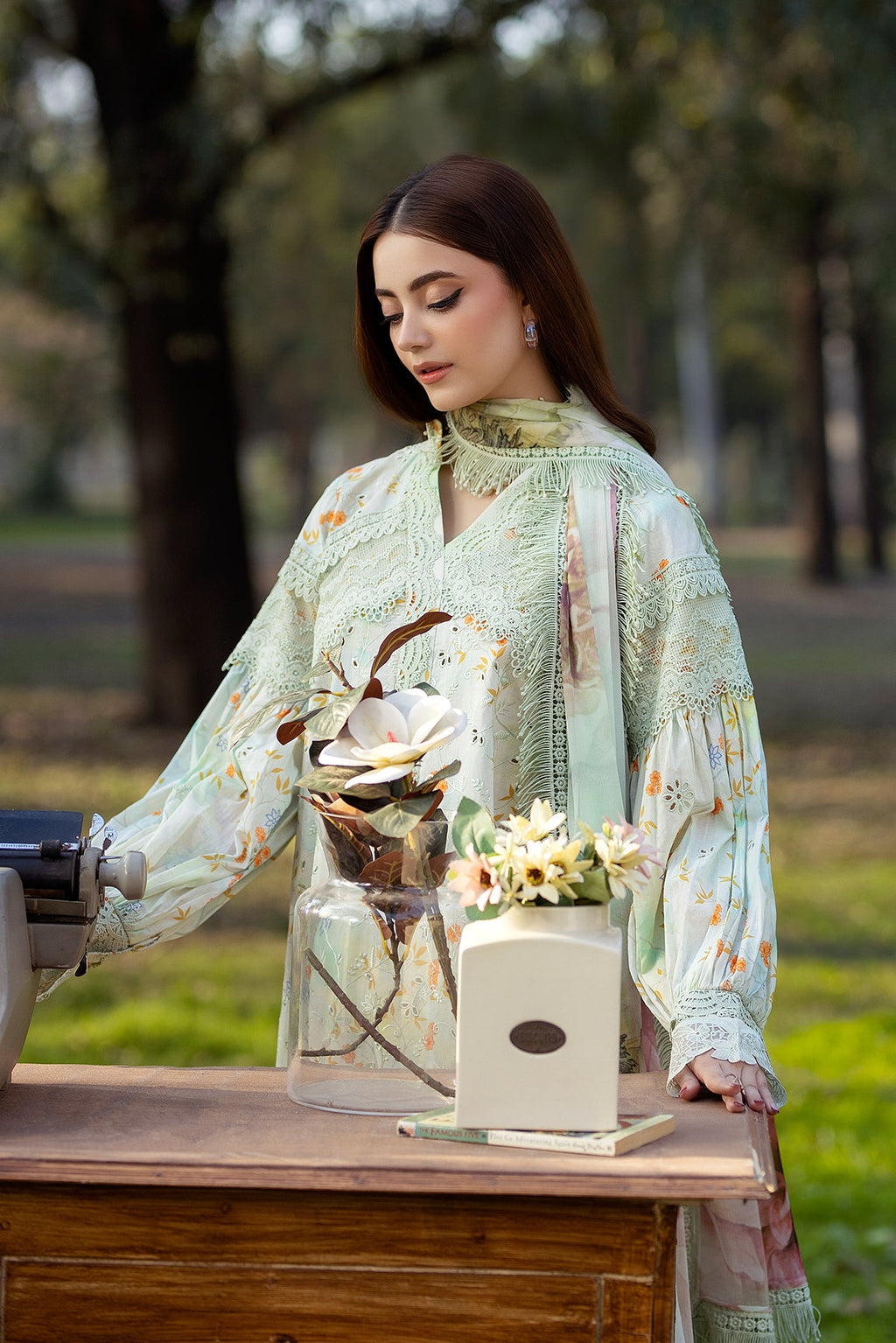 Noor-e-Fajar | Chikankari Lawn | CK-04