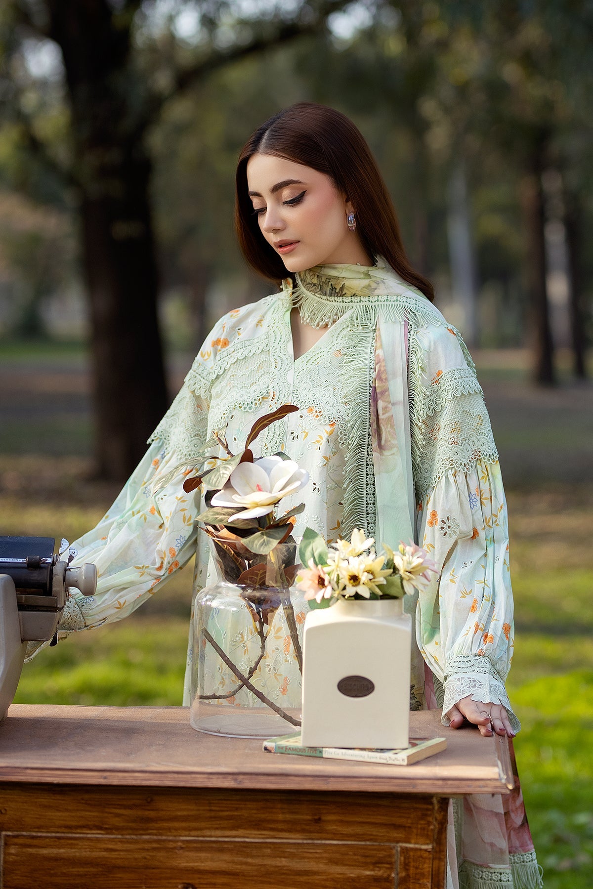 Noor-e-Fajar | Chikankari Lawn | CK-04