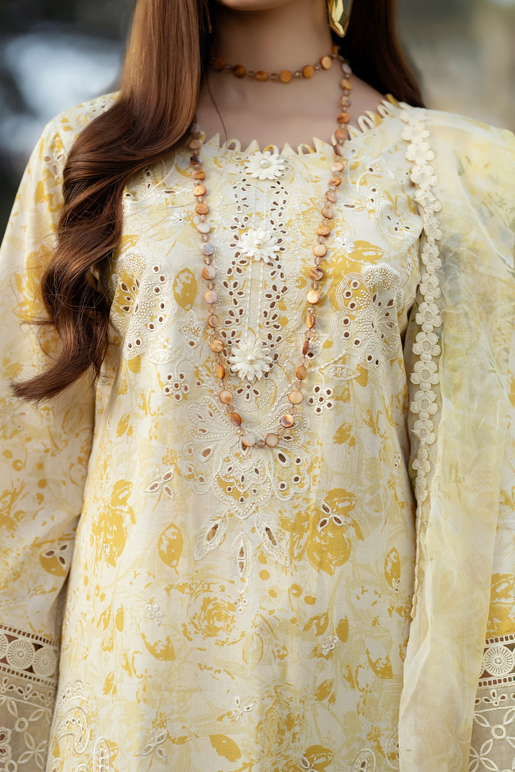 Noor-e-Fajar | Chikankari Lawn | CK-07
