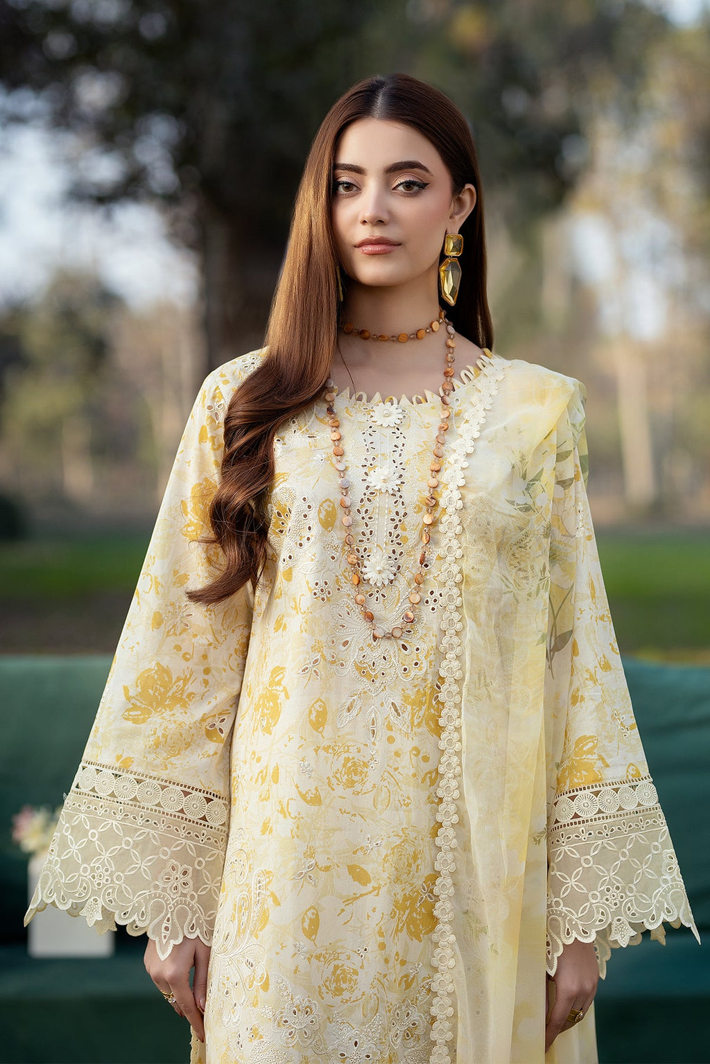 Noor-e-Fajar | Chikankari Lawn | CK-07