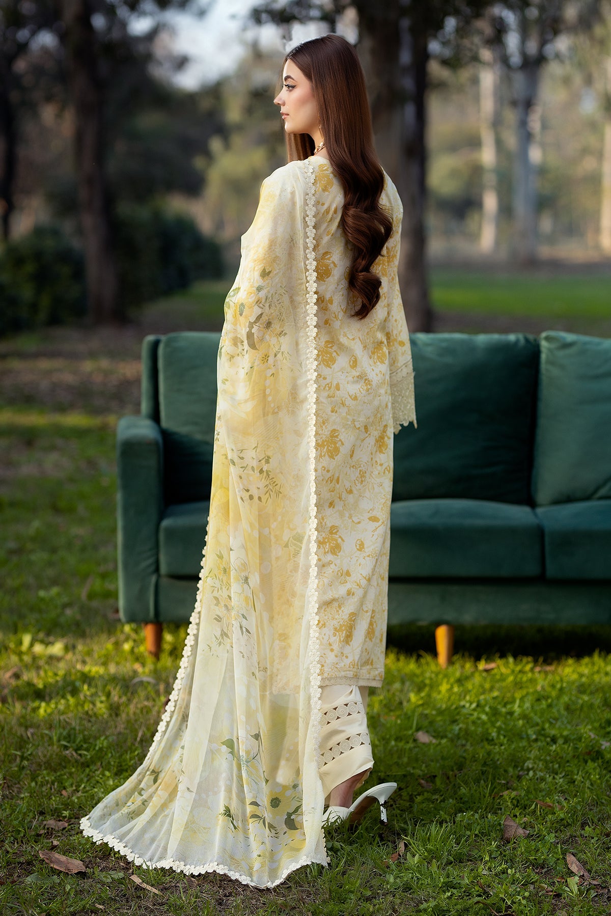Noor-e-Fajar | Chikankari Lawn | CK-07