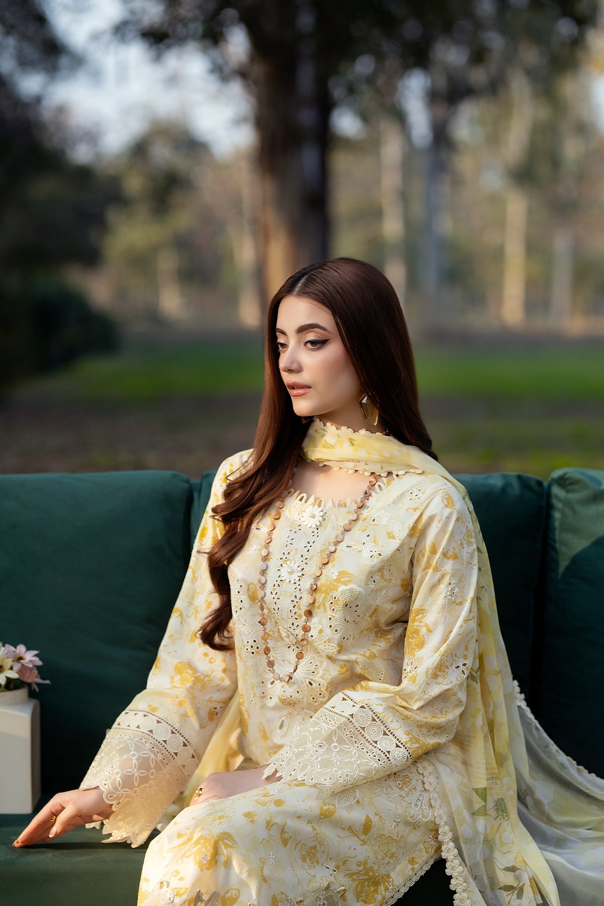 Noor-e-Fajar | Chikankari Lawn | CK-07