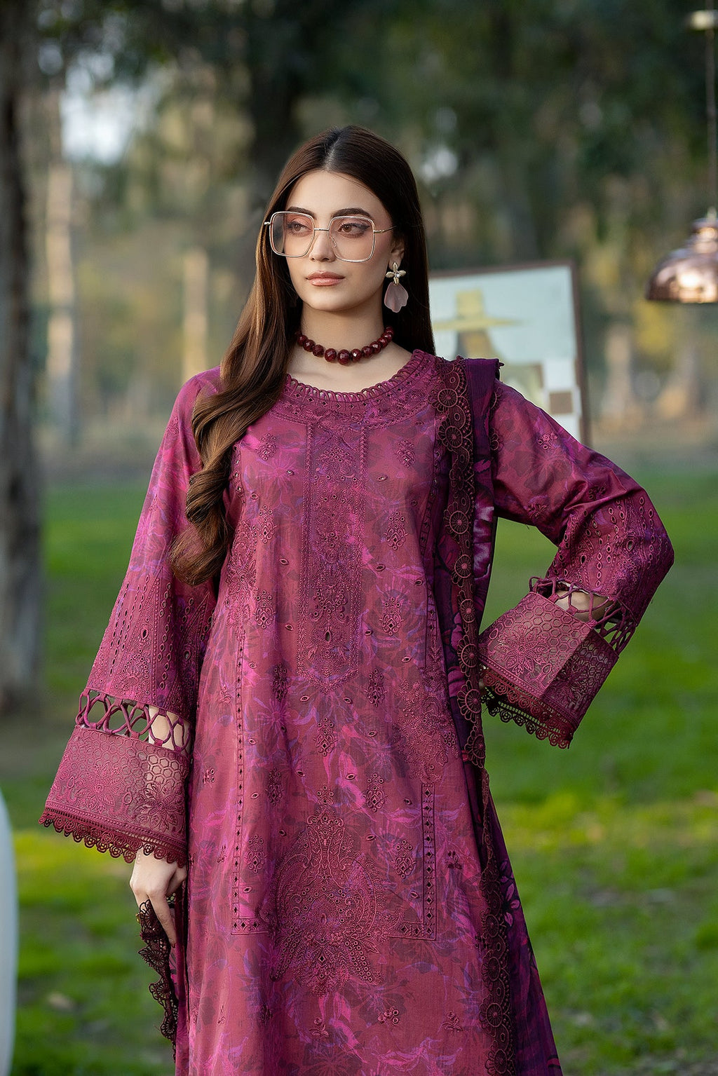 Noor-e-Fajar | Chikankari Lawn | CK-06