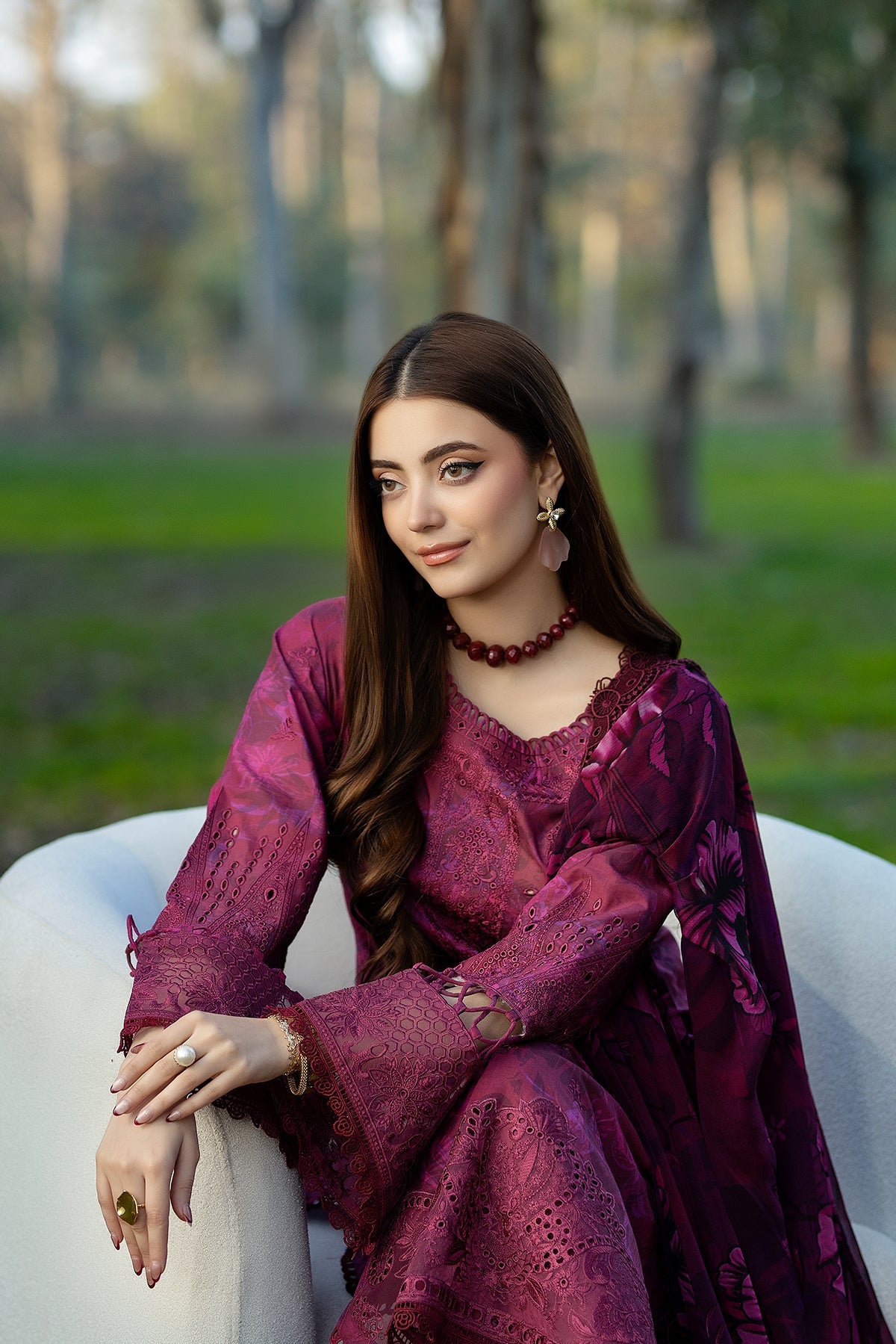 Noor-e-Fajar | Chikankari Lawn | CK-06