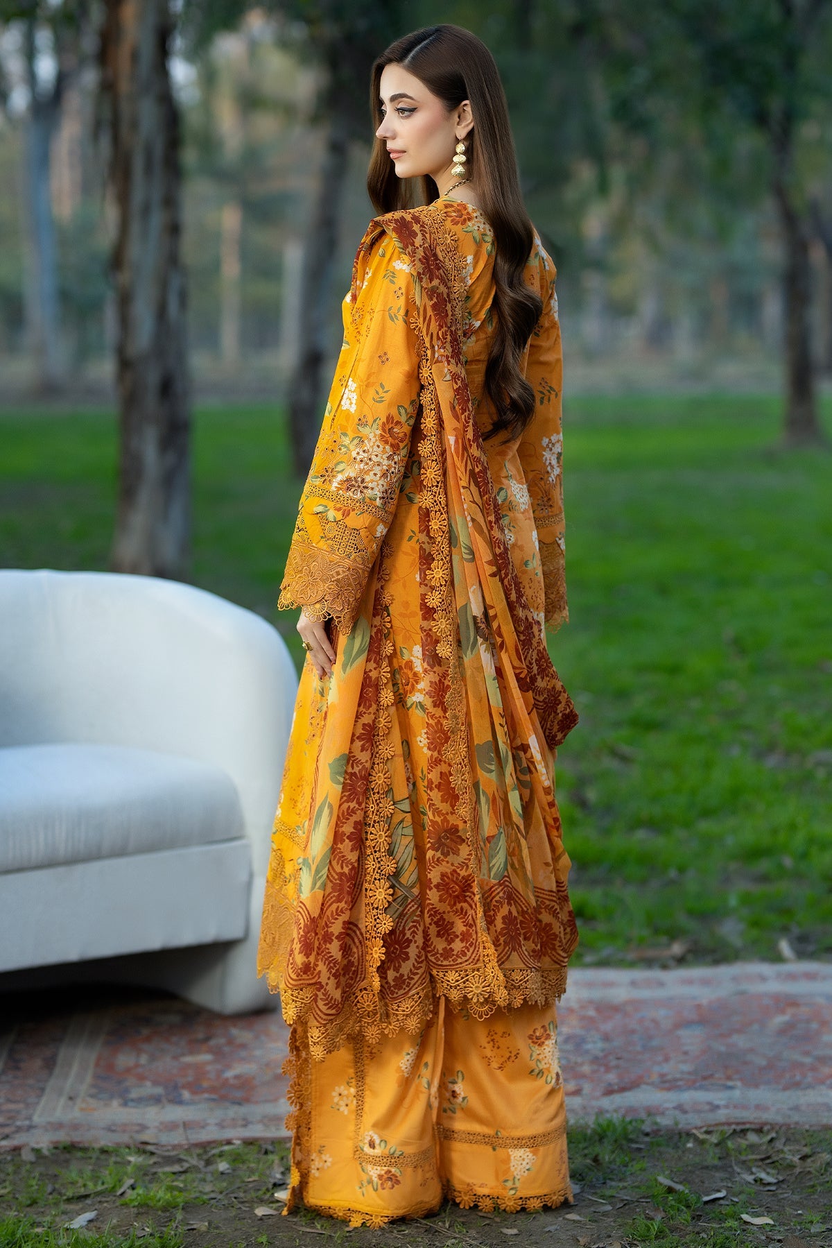 Noor-e-Fajar | Chikankari Lawn | CK-09