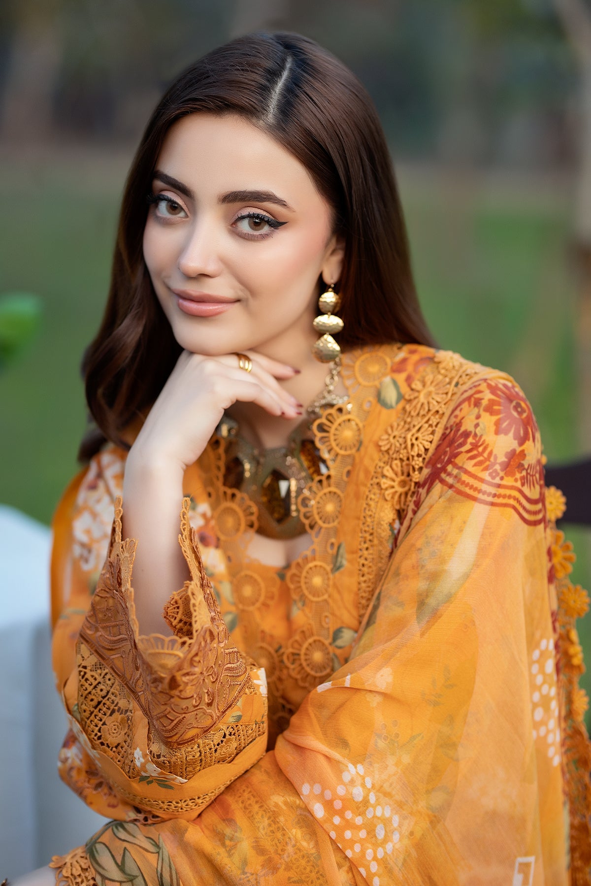 Noor-e-Fajar | Chikankari Lawn | CK-09