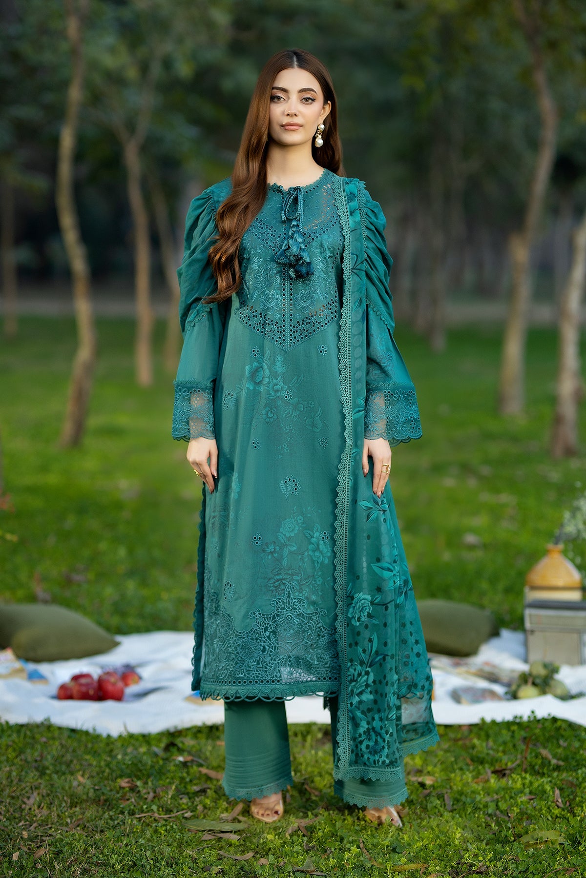 Noor-e-Fajar | Chikankari Lawn | CK-12