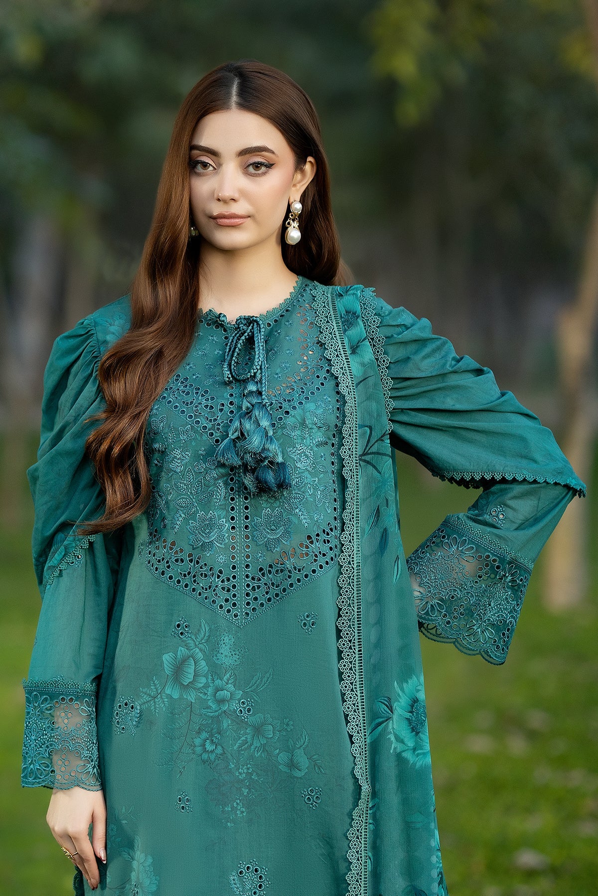 Noor-e-Fajar | Chikankari Lawn | CK-12