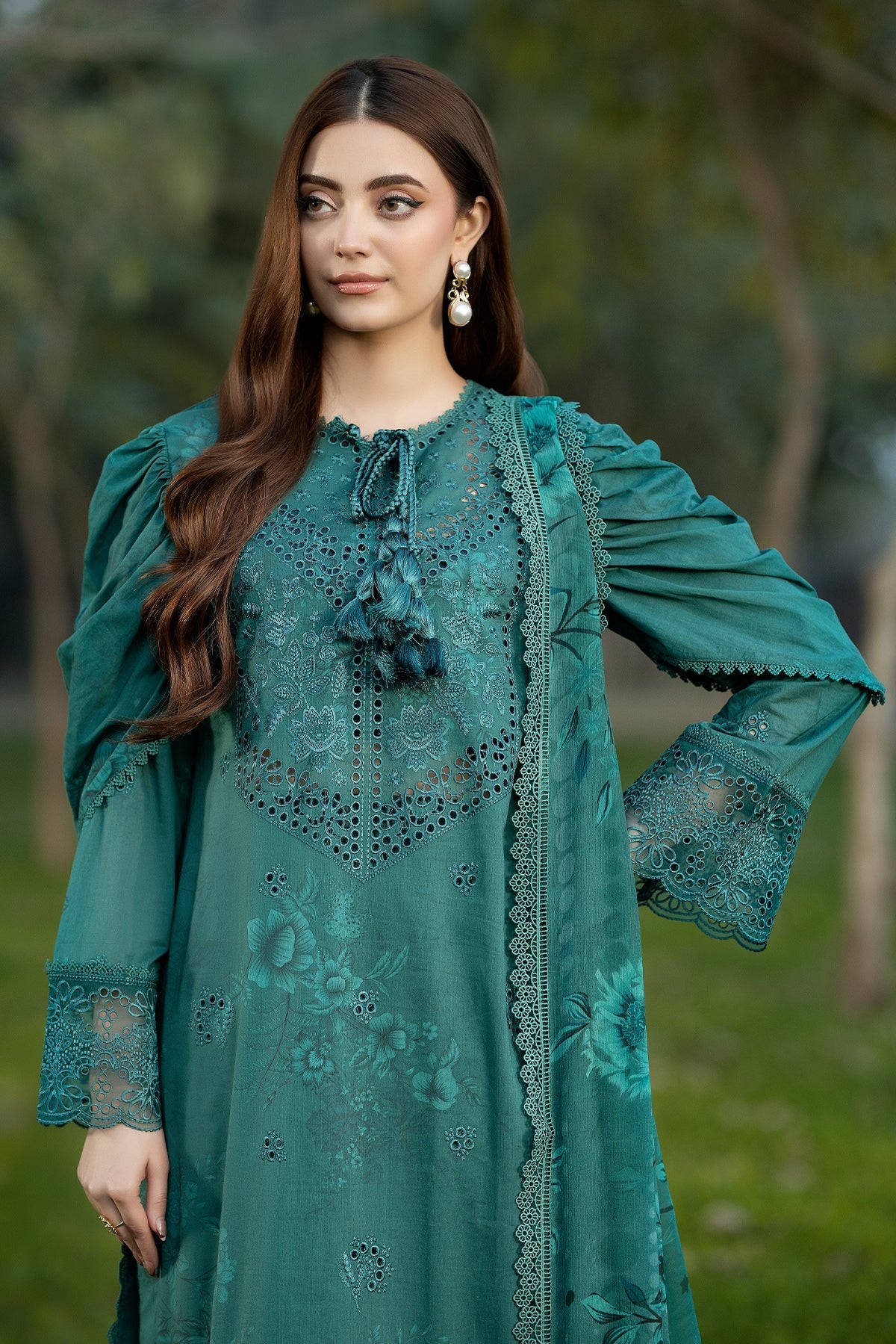 Noor-e-Fajar | Chikankari Lawn | CK-12