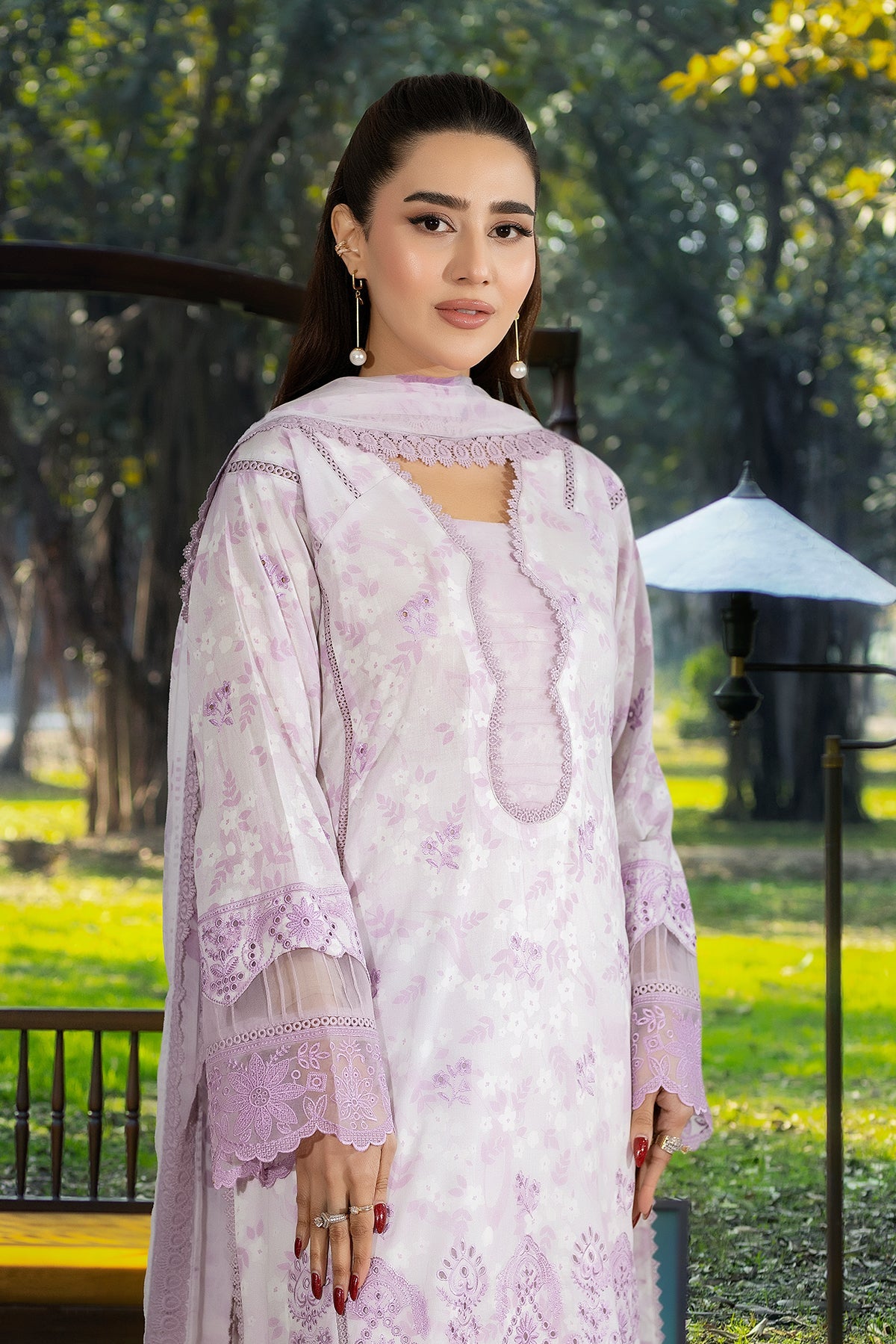 Noor-e-Fajar | Chikankari Lawn | CK-05