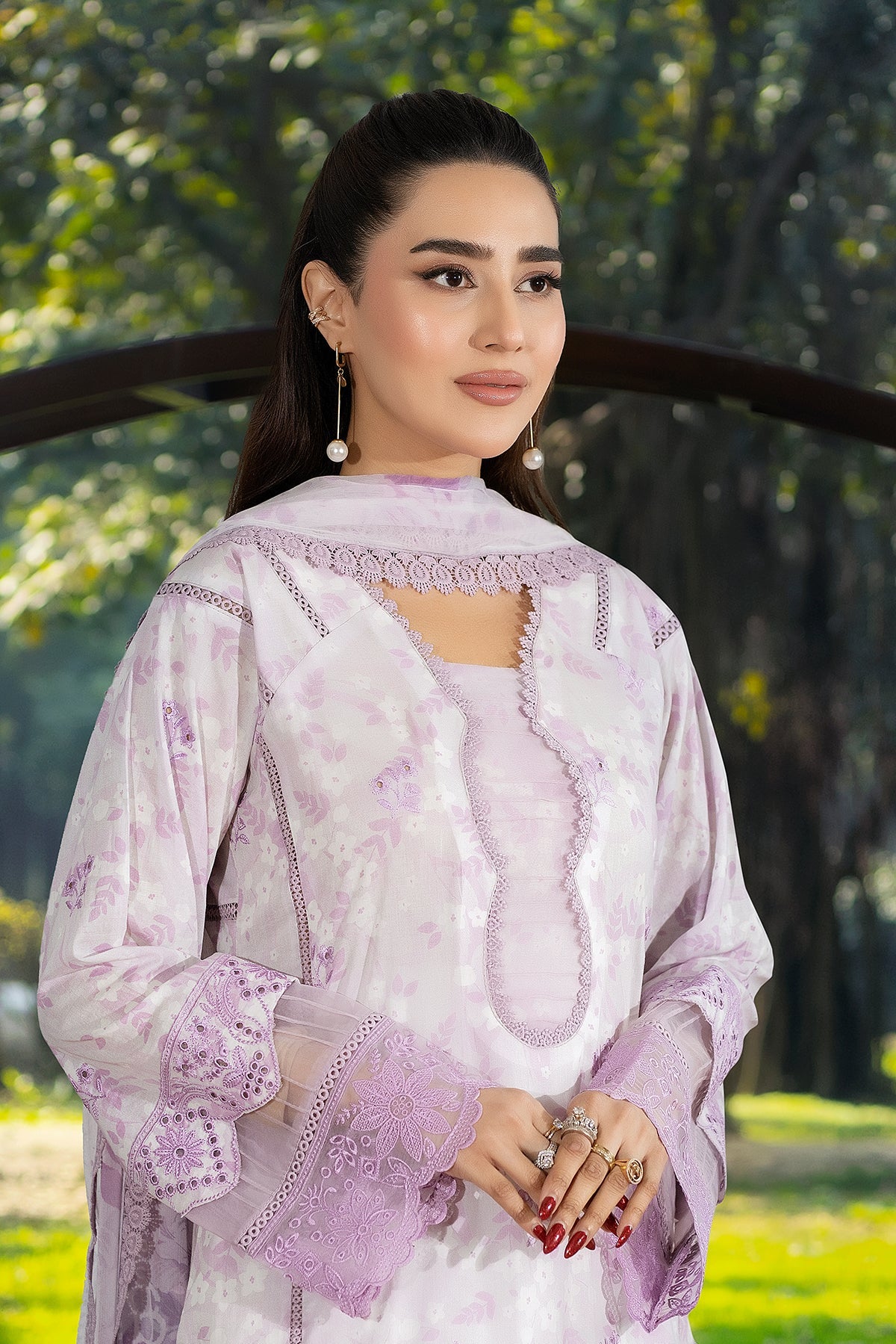 Noor-e-Fajar | Chikankari Lawn | CK-05