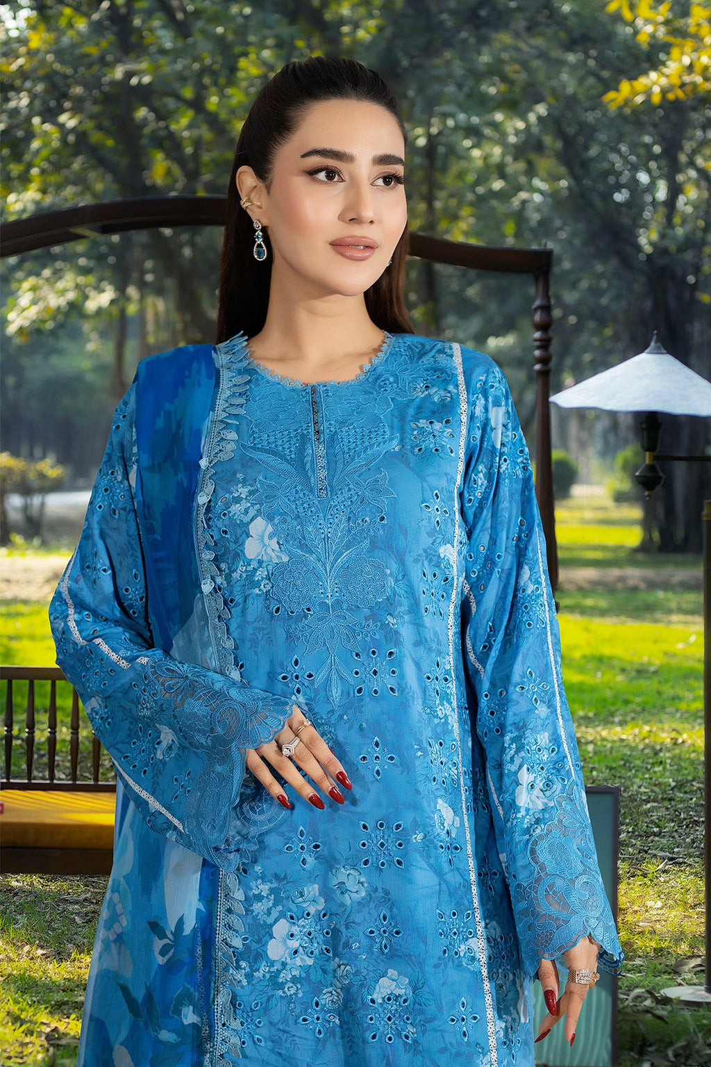Noor-e-Fajar | Chikankari Lawn | CK-11