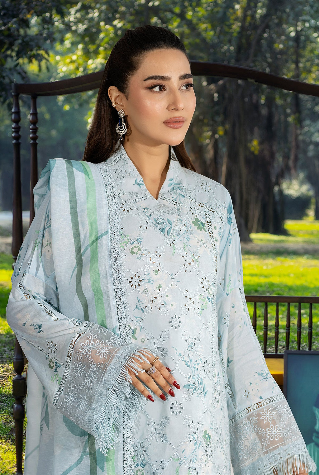 Noor-e-Fajar | Chikankari Lawn | CK-10