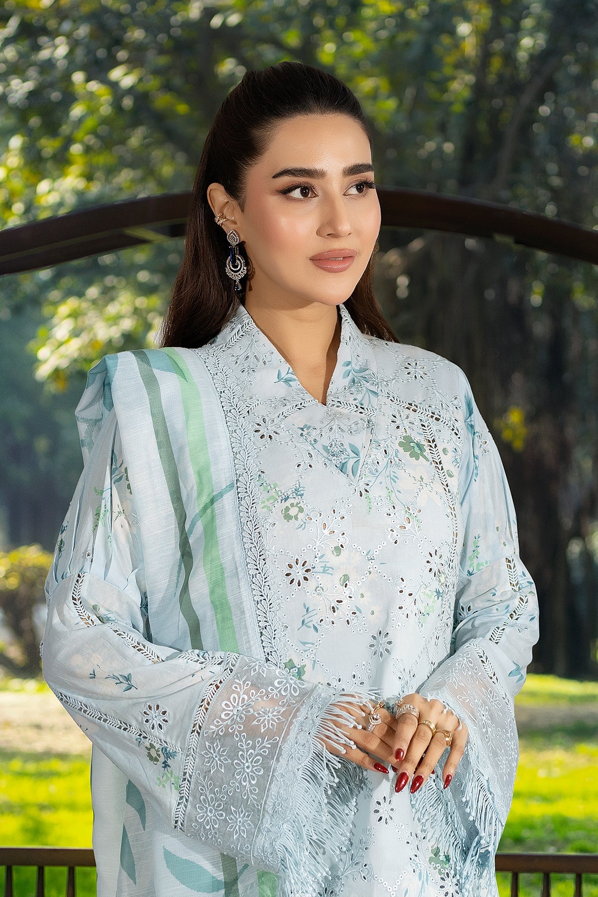 Noor-e-Fajar | Chikankari Lawn | CK-10