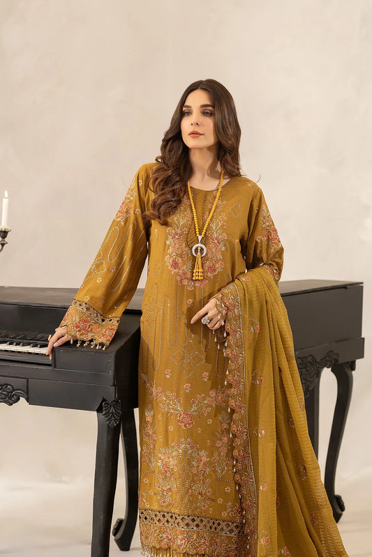 RAEESA | EMBROIDERED KARANDI | DK:002