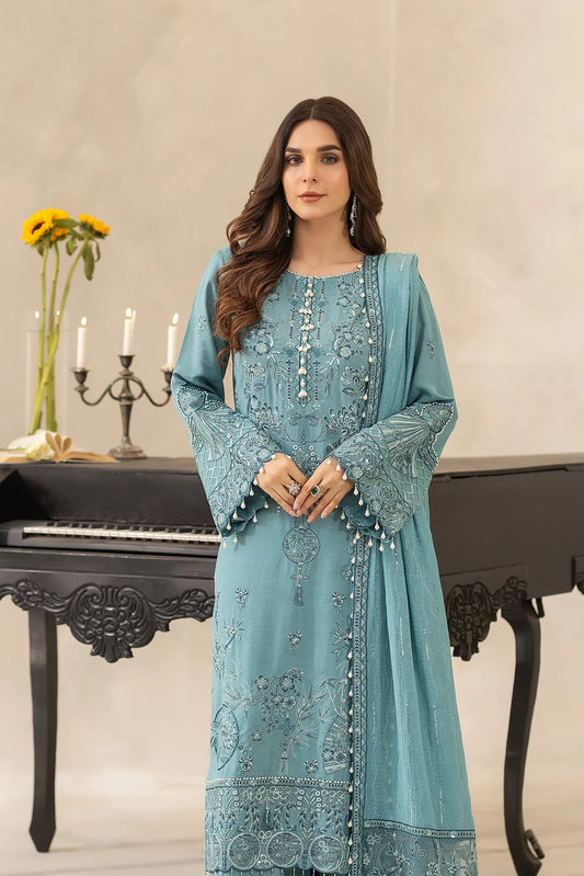 RAEESA | EMBROIDERED KARANDI | DK:003