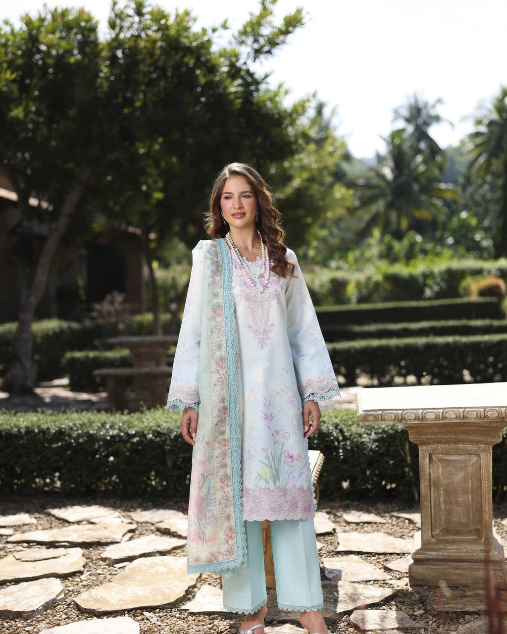 Ayleen | Weave & Wonder Digital Printed Lawn | Nazaara