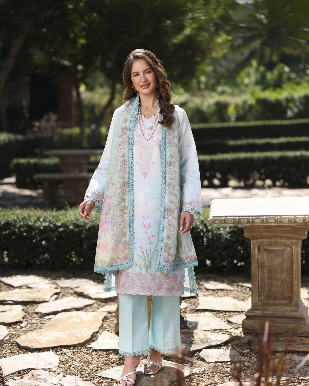 Ayleen | Weave & Wonder Digital Printed Lawn | Nazaara