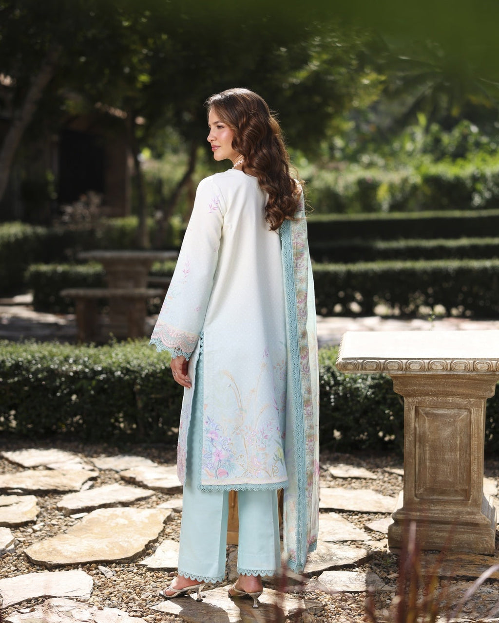 Ayleen | Weave & Wonder Digital Printed Lawn | Nazaara