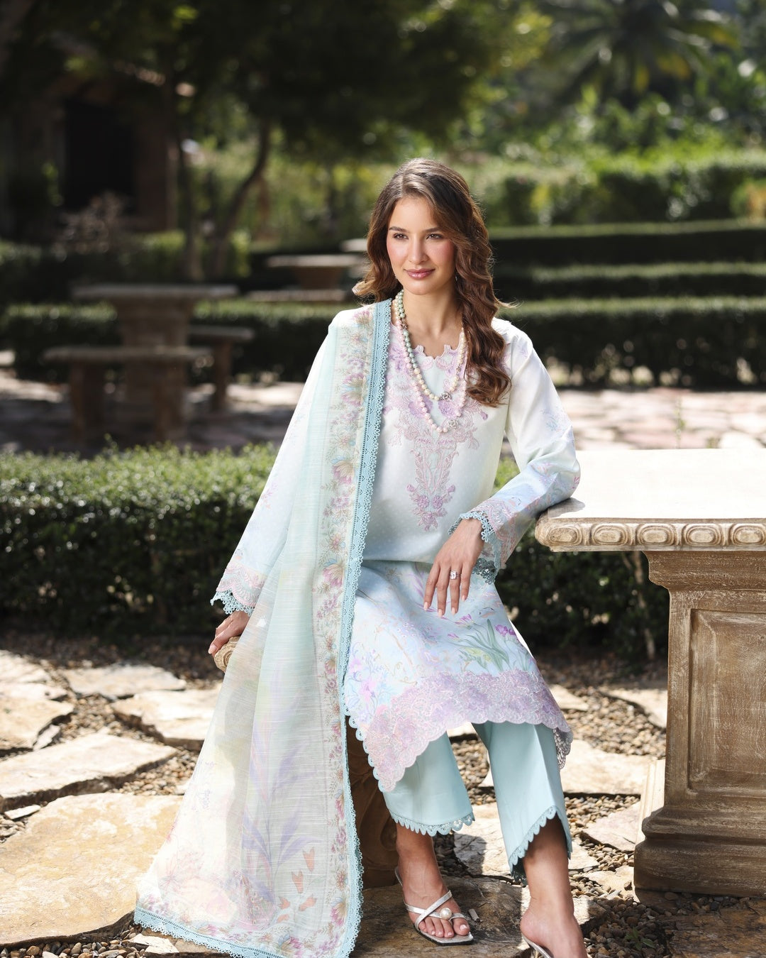 Ayleen | Weave & Wonder Digital Printed Lawn | Nazaara