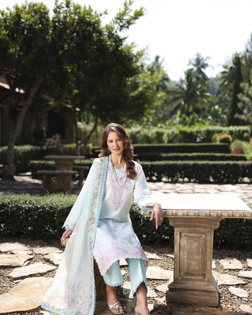 Ayleen | Weave & Wonder Digital Printed Lawn | Nazaara