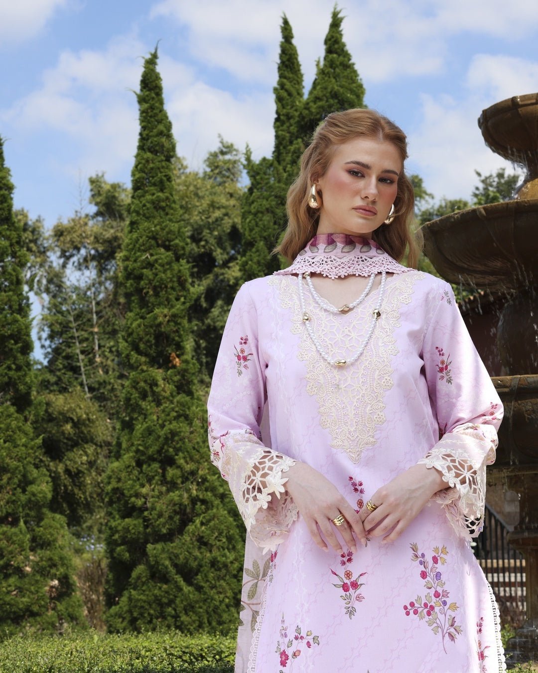 Ayleen | Weave & Wonder Digital Printed Lawn | Andaaz