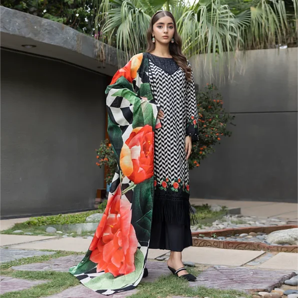 REGALIA | Salina Printed Khaddar | SPKV1-1